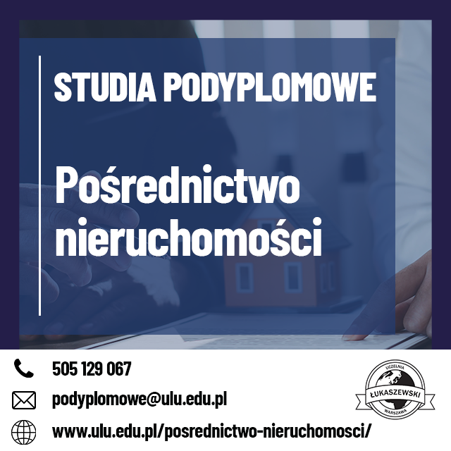 Studia pośrednictwo nieruchomości